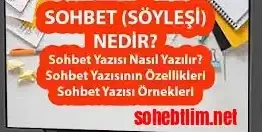 kısa sohbetler yazılı